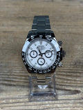 LGT Panda – Chronographe Méca-Quartz VK63 Cadran Blanc