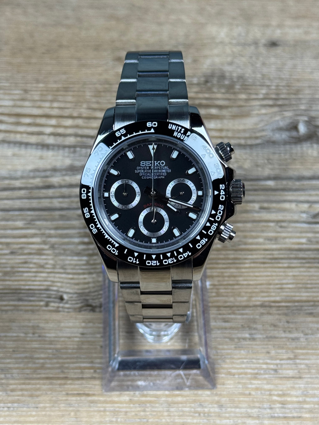 LGT Speed Black – Chronographe Méca-Quartz VK63 Cadran Noir