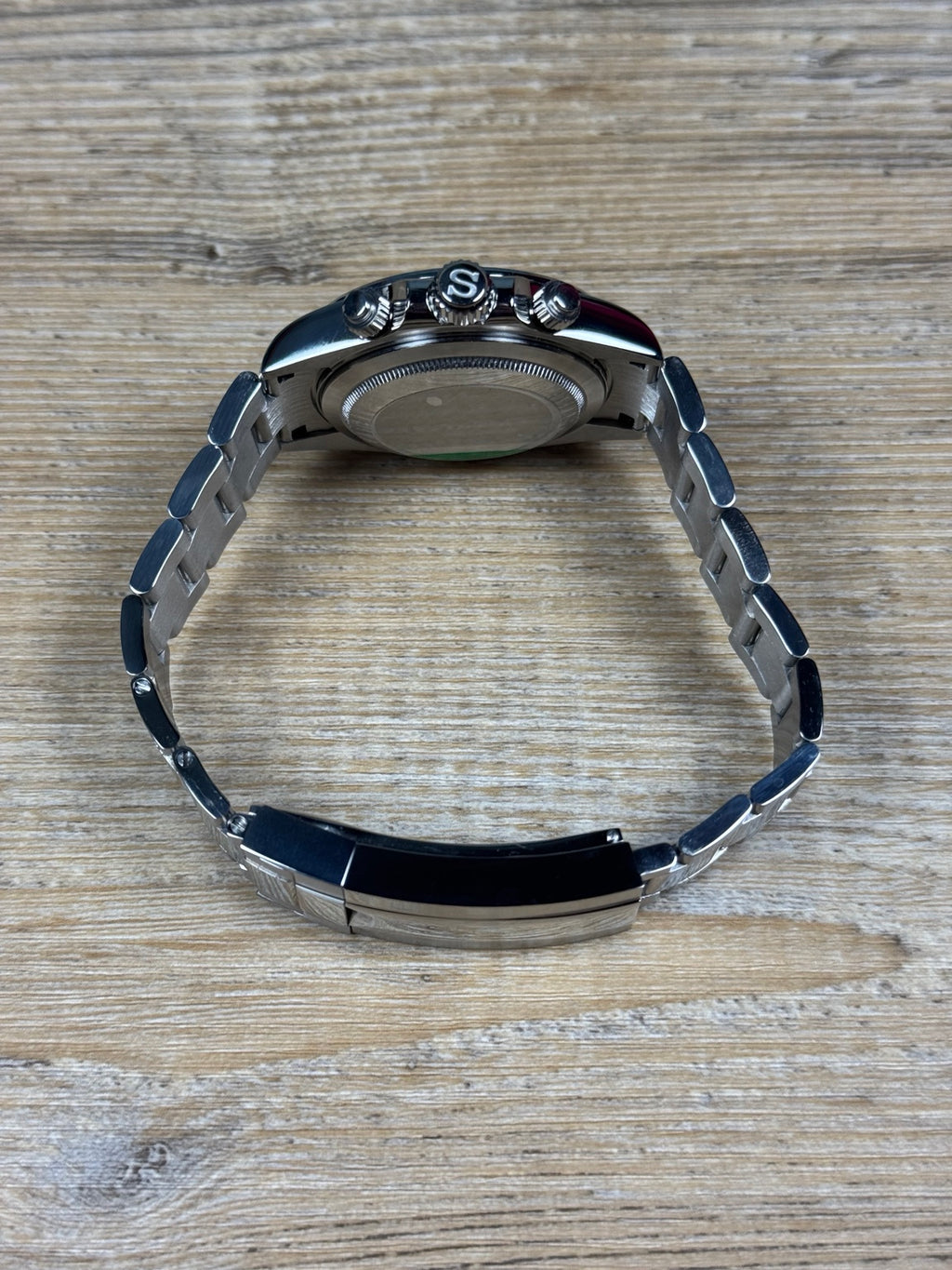 LGT Emerald – Montre chronographe VK63 – Cadran vert émeraude – Bracelet acier inoxydable